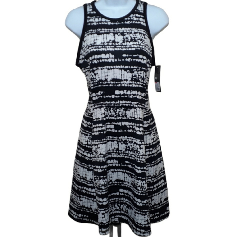 Black and white dress